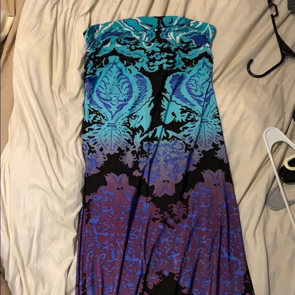 Strapless dress